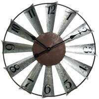 Willow &amp; Silk 60 cm Windmill Wall Clock