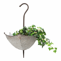 Willow &amp; Silk Rust 59cm Umbrella Hanging Pot/Planter