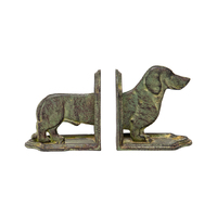 Willow &amp; Silk 12cm Dachshund Dog Table Bookends/Organiser Set