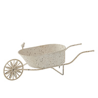 Willow &amp; Silk Riviera Decorative Wheelbarrow 66x19.5x22cm