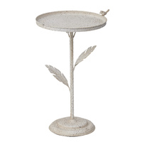 Willow &amp; Silk Riviera Birdfeeder w/Leaves on Stand 35x38x59.5cm