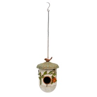 Willow &amp; Silk Perched Paradise Hanging Birdhouse