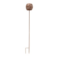 Willow &amp; Silk Radiant Outdoor Garden Stake Round Candleholder 100cm