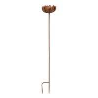 Willow &amp; Silk Floral Glow Garden Stake Lumina Bloom Candleholder 85 cm