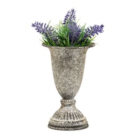 Willow &amp; Silk Classic Charm Decorative Vase with Embellished Base