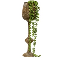 Willow &amp; Silk Vintage Style Decorative Goblet 13x13x48cm
