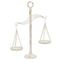 Willow &amp; Silk French Provincial Decorative Scale/Elegance Pillar Candleholder