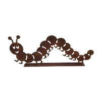 Willow &amp; Silk Laser - cut Caterpillar on Base 49x4x19cm