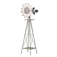 Willow &amp; Silk Arty Flower Windmill 70x47x159cm