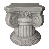 Willow &amp; Silk Elaborate Roman Pillar Stand 25x25x26cm