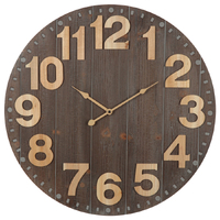 Willow &amp; Silk Round 60cm Large Numerals Room/Hallway Wall Clock 