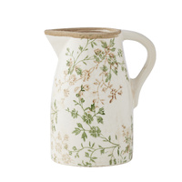Willow &amp; Silk Green Leaf Jug Sml (16x12x19cm)