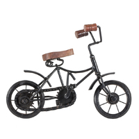 Willow &amp; Silk Metal 25cm Black Table/Shelf Bicycle Ornament 