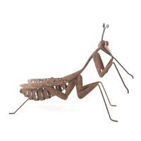 Willow &amp; Silk Garden Decor Figurine Lucky Praying Mantis 