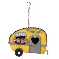 Willow &amp; Silk Caravan Hanging Birdhouse Feeder