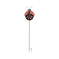 Willow &amp; Silk Metal 150cm Lady Bird Wind Spinner Garden Stake