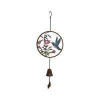 Hummingbird Laser-Cut Hanging Bell Décor