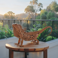 Willow &amp; Silk Animal Figurine Australian Bearded Dragon