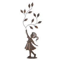 Willow &amp; Silk Set/2 Asst Kids W/Branches 33x16.5x88cm/