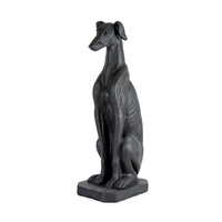 Willow &amp; Silk Majestic Sitting Greyhound Statue 35x26x82cm