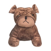 Willow &amp; Silk Chocolate Brown French Bulldog Door Stopper