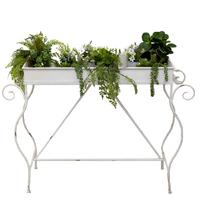 Willow &amp; Silk  Metal 92cm Ornate Pot/Planter Stand on Classic Style Legs