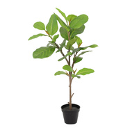 Willow &amp; Silk 92cm Potted Artificial Lofty Fig Ficus Tree