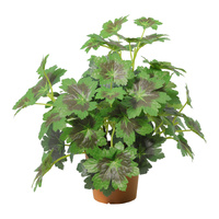 Willow &amp; Silk 28cm Potted Artificial Grape Leaf Plant