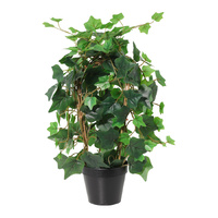 Willow &amp; Silk 43cm Potted Artificial Lush Ivy Plant