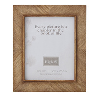Willow &amp; Silk Belle Scolloped 8x10 Photoframe 25x2x30c