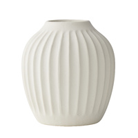 Willow &amp; Silk Camille White Vase Small 20x20x22cm