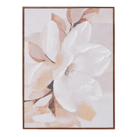 Willow &amp; Silk Magnolia Blossom Print 80x2.5x60cm