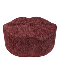 Willow &amp; Silk Cherry Lips Ottoman 67x36x40cm