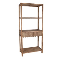 Willow &amp; Silk Artisan Timber Shelves 80x40x180cm