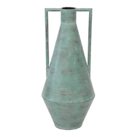 Willow &amp; Silk Tall Aqua Urn Decorative Pot Ornament