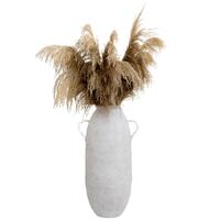 Willow &amp; Silk 2-Handle Metal Flower Pot Vase With Coil Rim 71cm