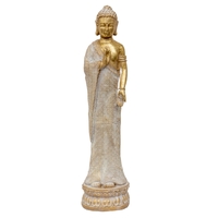 Willow &amp; Silk 49cm Standing Blessing Buddha Figurine/Statue 