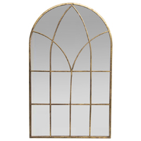 Willow &amp; Silk Large Gothic Arc Design Wall Mirror 95cm
