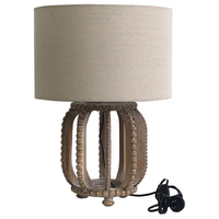 Willow &amp; Silk 52cm Bedside/Sofa Side Sorrento Table/Night Lamp