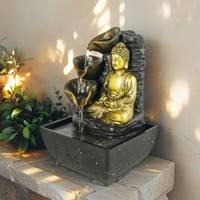 Willow &amp; Silk Auric Buddha Trickle 14x14x18cm