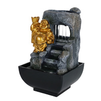 Willow &amp; Silk Auric Laughing Buddha 14x14x20cm