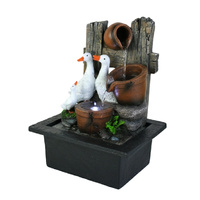 Willow &amp; Silk Pot Ducks 21x19x27cm