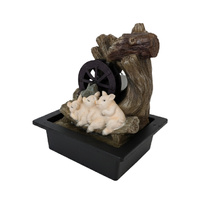 Willow &amp; Silk Piglets Wheel 23x18x28cm