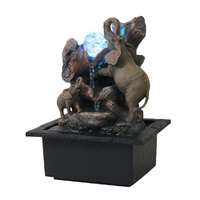 Willow &amp; Silk Lively Elephants 23x20x28cm