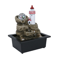 Willow &amp; Silk Lively Lighthouse 24x18x27cm