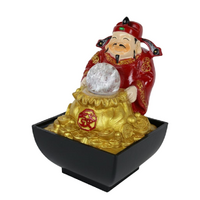 Willow &amp; Silk God of Wealth 14x14x20cm