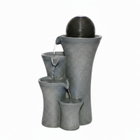 Willow &amp; Silk Sphere Vase Cascade 29x25x50cm