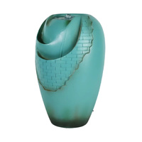 Willow &amp; Silk Glazed Jar 31x29x48cm