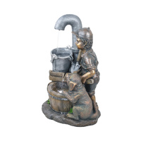 Willow &amp; Silk Wheelbarrow Puppy 39x29x56cm