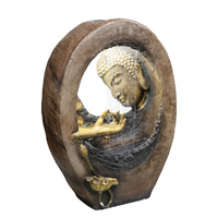 Willow &amp; Silk Raining Graceful Buddha 63x31x88cm